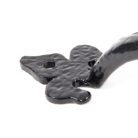 From The Anvil - Black Cast 6" Fleur De Lys Pull Handle | Sku. 73141 | Trade Door Handles.