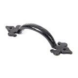 From The Anvil - Black Cast 6" Fleur De Lys Pull Handle | Sku. 73141 | Trade Door Handles.