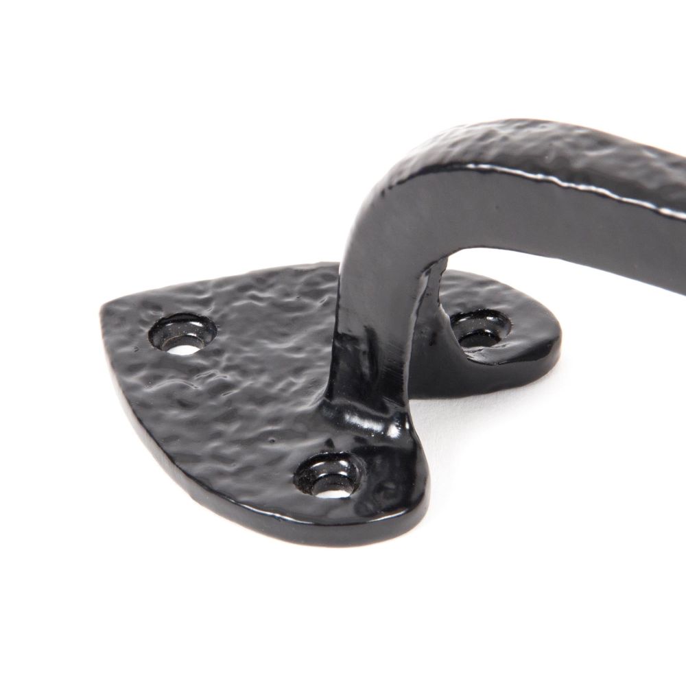 From The Anvil - Black Cast 8" Gothic Pull Handle | Sku. 73142 | Trade Door Handles.