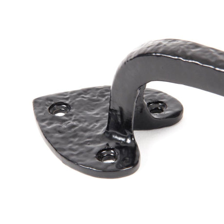 From The Anvil - Black Cast 8" Gothic Pull Handle | Sku. 73142 | Trade Door Handles.