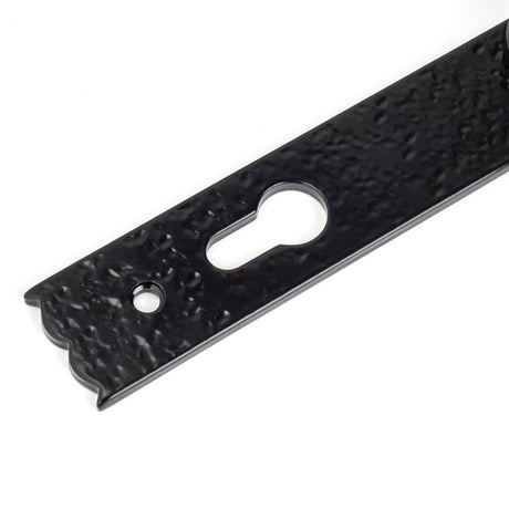 From The Anvil - Black Cottage Lever Espag. Lock Set | Sku. 73143 | Trade Door Handles.