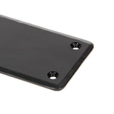 From The Anvil - Black 800mm Plain Fingerplate | Sku. 73180 | Trade Door Handles.