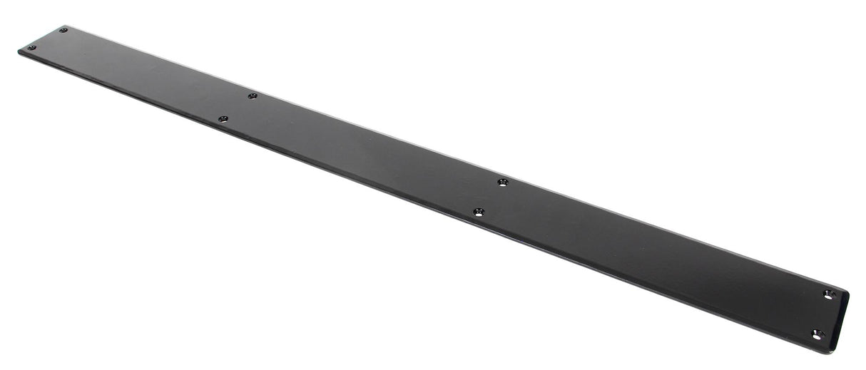 From The Anvil - Black 800mm Plain Fingerplate | Sku. 73180 | Trade Door Handles.