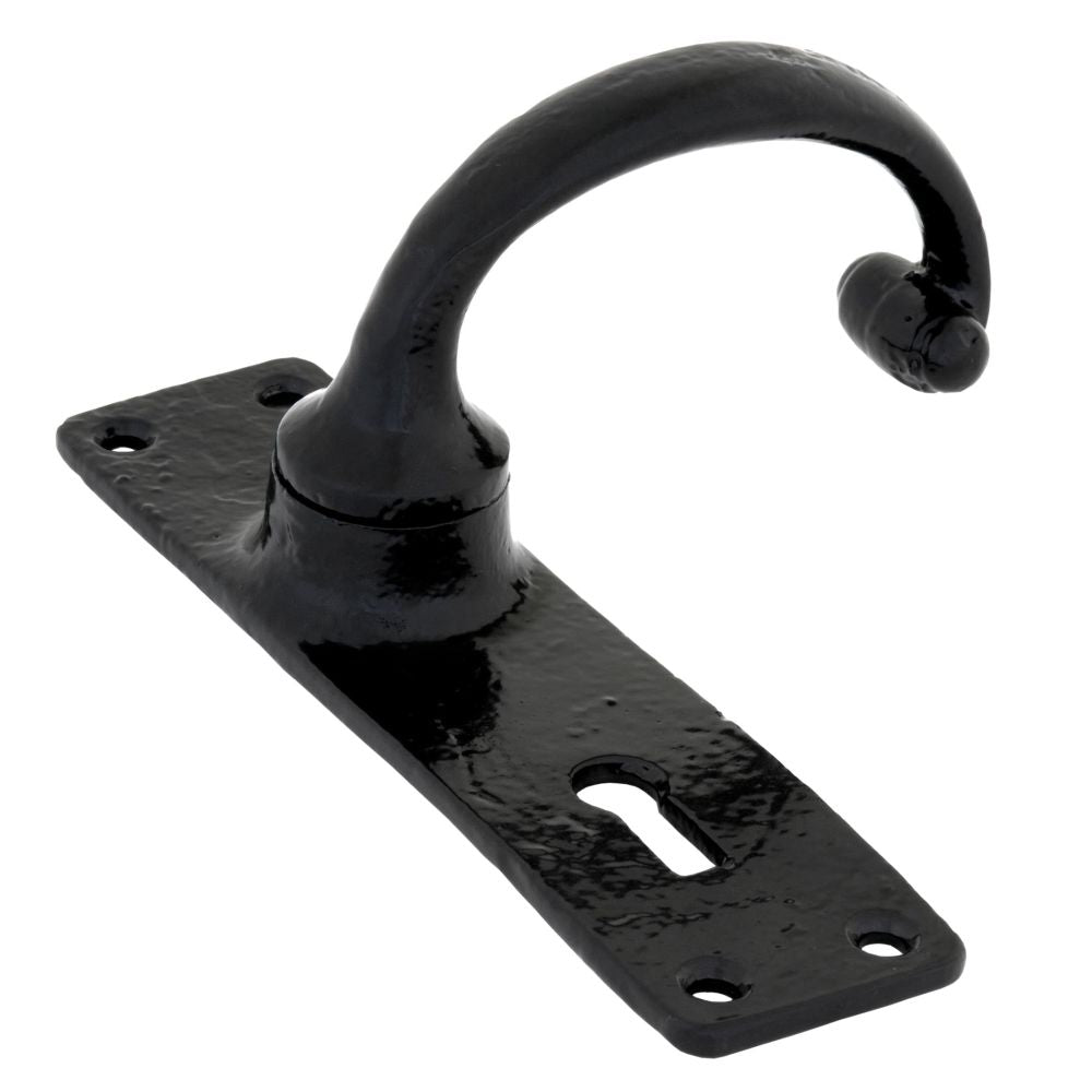 From The Anvil - Black MF Lever Lock Set | Sku. 73205M | Trade Door Handles.