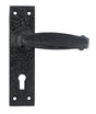From The Anvil - Black Lever Lock Set | Sku. 73217M | Trade Door Handles.