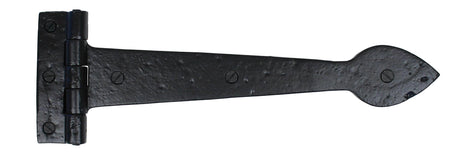 From The Anvil - Black Smooth 12" Cast T Hinge (pair) | Sku. 73226 | Trade Door Handles.
