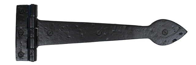 From The Anvil - Black Smooth 12" Cast T Hinge (pair) | Sku. 73226 | Trade Door Handles.