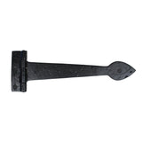 From The Anvil - Black Smooth 12" Cast T Hinge (pair) | Sku. 73226 | Trade Door Handles.