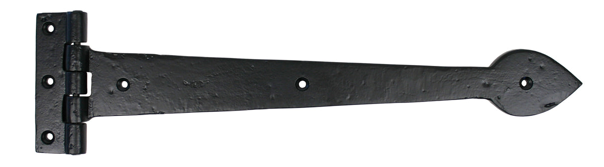 From The Anvil - Black Smooth 16" Cast T Hinge (pair) | Sku. 73227 | Trade Door Handles.