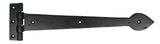 From The Anvil - Black Smooth 16" Cast T Hinge (pair) | Sku. 73227 | Trade Door Handles.
