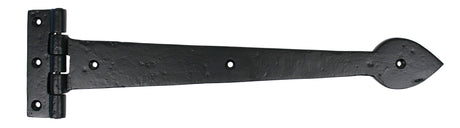 From The Anvil - Black Smooth 16" Cast T Hinge (pair) | Sku. 73227 | Trade Door Handles.