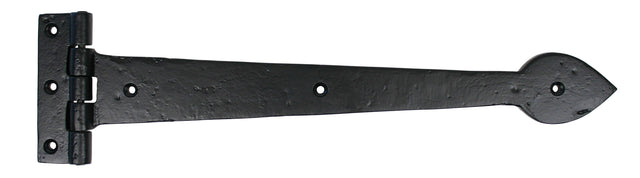 From The Anvil - Black Smooth 16" Cast T Hinge (pair) | Sku. 73227 | Trade Door Handles.