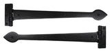 From The Anvil - Black Smooth 18" Cast T Hinge (pair) | Sku. 73228 | Trade Door Handles.