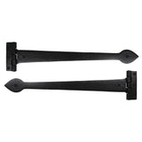 From The Anvil - Black Smooth 18" Cast T Hinge (pair) | Sku. 73228 | Trade Door Handles.
