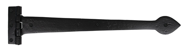 From The Anvil - Black Smooth 18" Cast T Hinge (pair) | Sku. 73228 | Trade Door Handles.