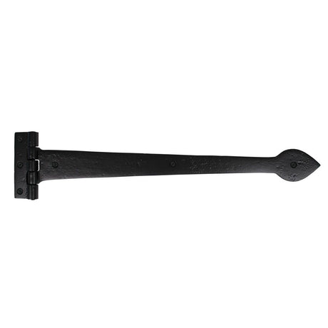 From The Anvil - Black Smooth 18" Cast T Hinge (pair) | Sku. 73228 | Trade Door Handles.