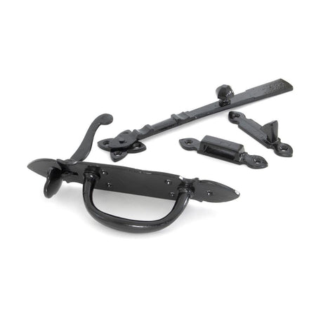 From The Anvil - Black Cast Suffolk Latch | Sku. 73264M | Trade Door Handles.