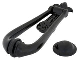 From The Anvil - Black Loop Door Knocker | Sku. 73379M | Trade Door Handles.