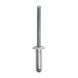 This is an image of Timco - Rivets - Dome Head - Aluminium 4.8 x 10mm - (48 PCS TIMpac) 748147P