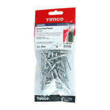 This is an image of Timco - Rivets - Dome Head - Aluminium 4.8 x 10mm - (48 PCS TIMpac) 748147P