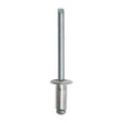This is an image of Timco - Rivets - Dome Head - Aluminium 4.8 x 10mm - (500 PCS Box) 748147