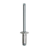 This is an image of Timco - Rivets - Dome Head - Aluminium 4.8 x 10mm - (500 PCS Box) 748147