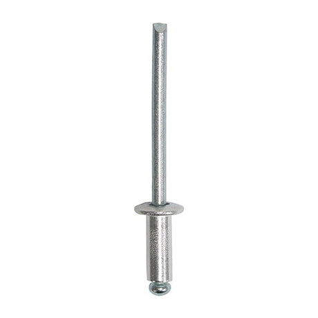 This is an image of Timco - Rivets - Dome Head - Aluminium 4.0 x 10mm - (500 PCS Box) 748369