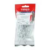 This is an image of Timco - Rivets - Flange Head - Aluminium 4.8 x 20mm - (32 PCS TIMpac) 748499P