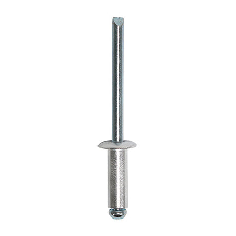 This is an image of Timco - Rivets - Dome Head - Aluminium 3.2 x 10mm - (90 PCS TIMpac) 748852P