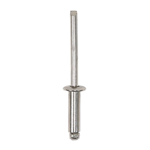 This is an image of Timco - Rivets - Dome Head - Stainless Steel 4.8 x 14mm - (39 PCS TIMpac) 748868P