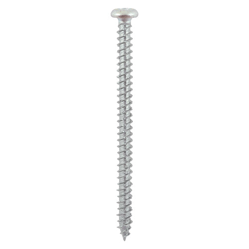 This is an image of Timco - Concrete Screws - TX - Pan - Zinc 7.5 x 100mm - (100 PCS Box) 75100MFPAN