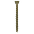 This is an image of Timco - C2 Deck-Fix Screws - TX - Countersunk with Ribs - Twin-Cut - Green 4.5 x 75mm - (250 PCS Box) 75C2D250BX