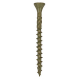 This is an image of Timco - C2 Deck-Fix Screws - TX - Countersunk with Ribs - Twin-Cut - Green 4.5 x 75mm - (250 PCS Box) 75C2D250BX