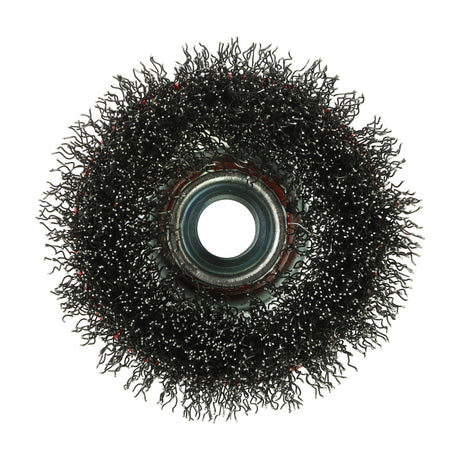 This is an image of Timco - Angle Grinder Cup Brush - Crimped Steel Wire 75mm (1 Each Blister Pack) 75TCC