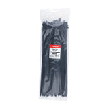 This is an image of Timco - Cable Ties - Black 7.6 x 370mm - (100 PCS Bag) 76370CTB