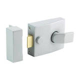 This is an image of Timco - Nightlatch - Silver 94 case / 60 backset (1 Each Box) 765060