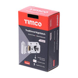 This is an image of Timco - Traditional Nightlatch - Chrome 91 case / 60 backset (1 Each Box) 765999