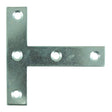 This is an image of Timco - Tee Plates - Zinc 76 x 76 x 16 (2 Pieces TIMpac) 76TPLP