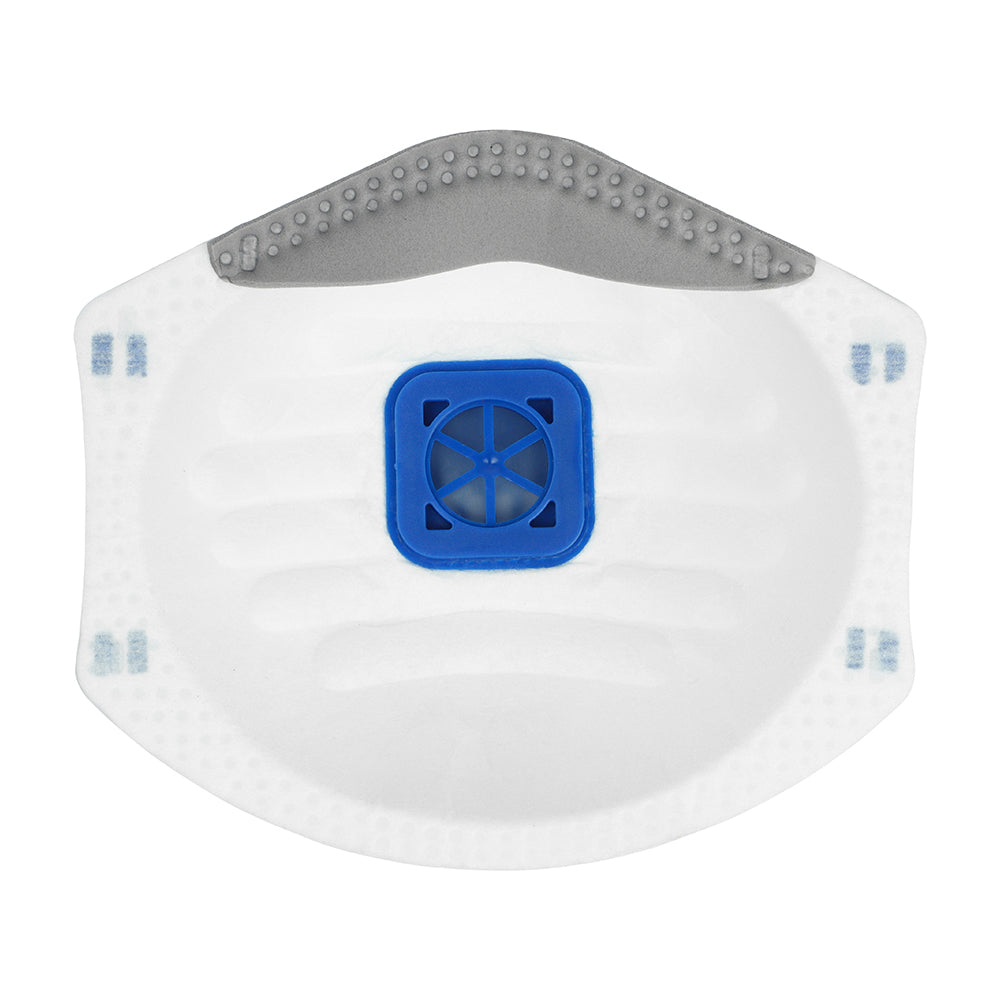 This is an image of Timco - FFP2 Moulded Masks with Valve One Size (3 Pieces Bag) 770045