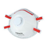 This is an image of Timco - FFP3 Moulded Masks with Valve One Size (3 Pieces Bag) 770120