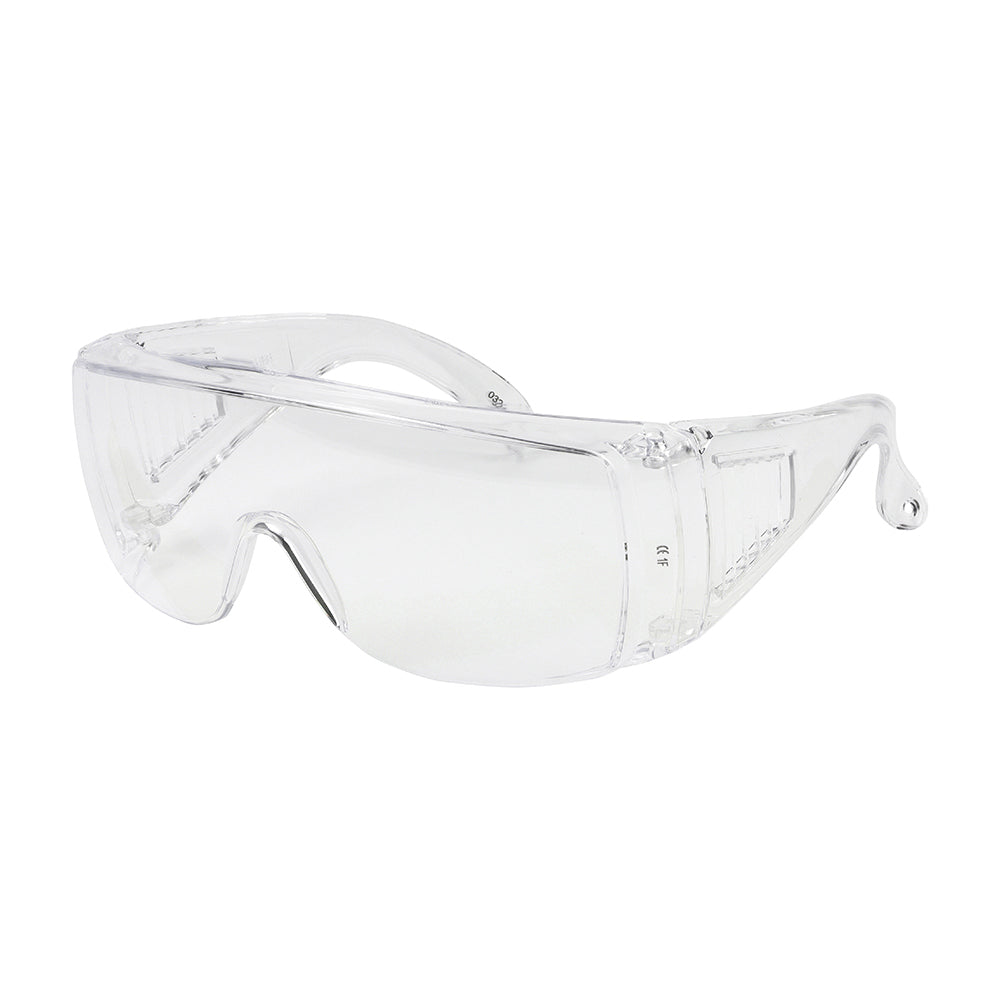 This is an image of Timco - Overspecs Safety Glasses - Clear One Size (1 Each Bag) 770159