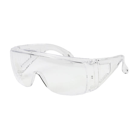 This is an image of Timco - Overspecs Safety Glasses - Clear One Size (1 Each Bag) 770159