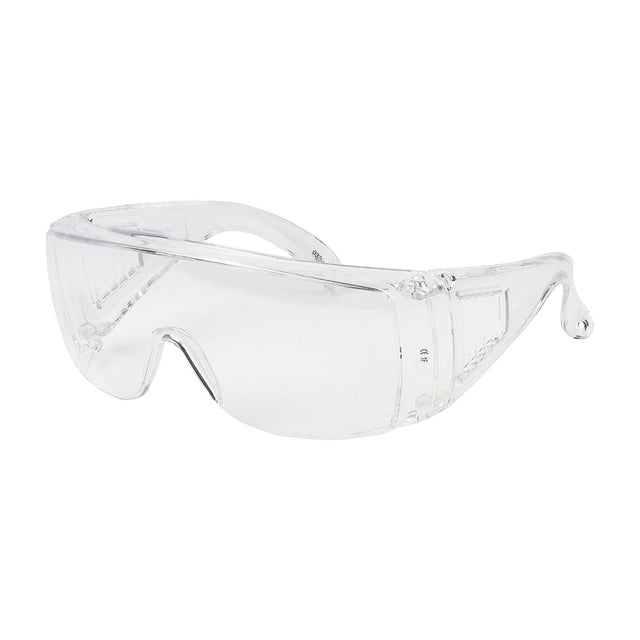 This is an image of Timco - Overspecs Safety Glasses - Clear One Size (1 Each Bag) 770159