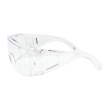 This is an image of Timco - Overspecs Safety Glasses - Clear One Size (1 Each Bag) 770159