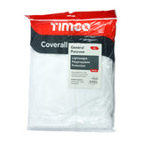 This is an image of Timco - General Purpose Coverall - White X Large (1 Each Bag) 770167