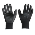 This is an image of Timco - Durable Grip Gloves - PU Coated Polyester - Multi Pack Large (12 Pairs Bag) 770324
