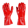 This is an image of Timco - PVC Gauntlets - PVC Coated Cotton Interlock X Large (1 Pairs Backing Card) 770333