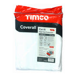 This is an image of Timco - Cat III Type 5/6 Coverall - High Risk Protection - White XX Large (1 Each Bag) 770642