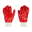 This is an image of Timco - PVC Gloves - PVC Coated Cotton Interlock X Large (1 Pairs Backing Card) 770690