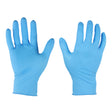 This is an image of Timco - Nitrile Gloves - Blue Large (100 Pieces Box) 770691
